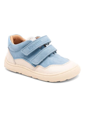bisgaard Leren barefootschoenen "Morten" crème/lichtblauw