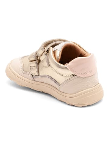 bisgaard Leren barefootschoenen "Morten" crème/goudkleurig