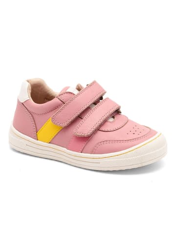 bisgaard Leder-Sneakers "Peter" in Rosa