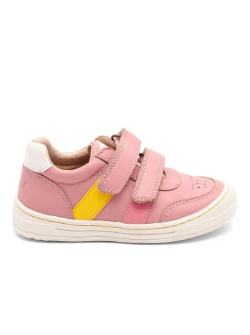 bisgaard Leder-Sneakers "Peter" in Rosa