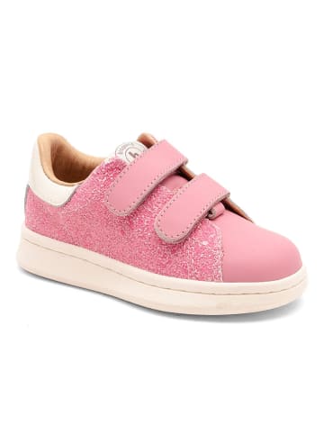 bisgaard Skórzane sneakersy "Renee" w kolorze jasnoróżowym