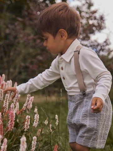 Lil Atelier Koszulka polo "Fundo" w kolorze białym
