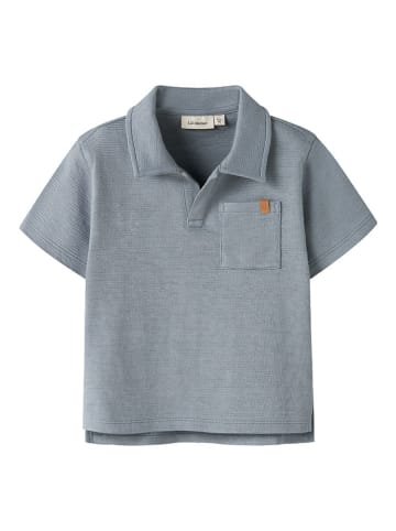 Lil Atelier Koszulka polo "Falk" w kolorze niebieskim
