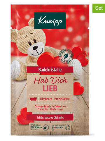 Kneipp 12er-Set: Badekristalle "Hab dich lieb", je 60 g
