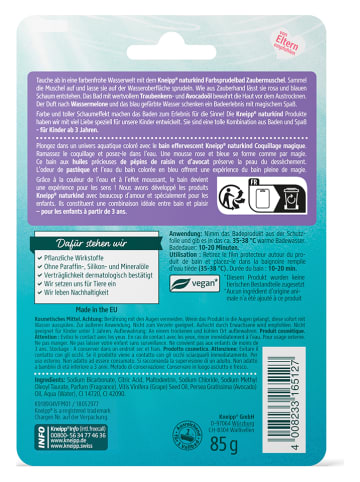 Kneipp 6er-Set: Farbsprudelbad "Zaubermuschel", je 85 g