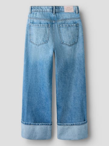 name it Spijkerbroek "Bella" - wide fit - blauw