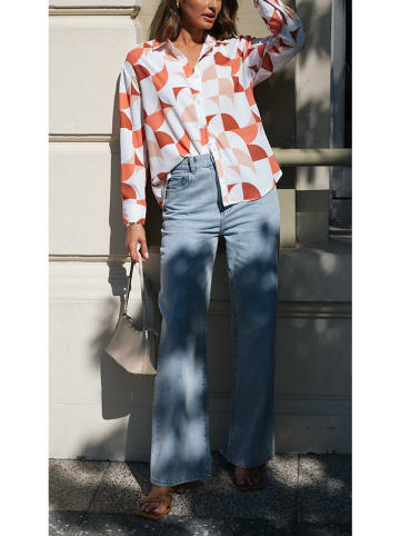 LA Angels Blouse wit/rood/oranje