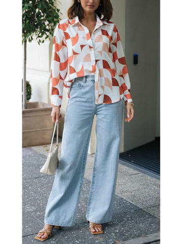 LA Angels Blouse wit/rood/oranje