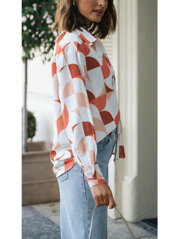 LA Angels Blouse wit/rood/oranje