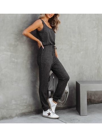 LA Angels Jumpsuit in Anthrazit