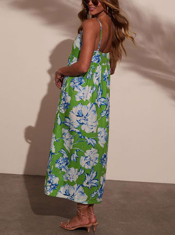 LA Angels Kleid in Grün/ Hellblau/ Weiß