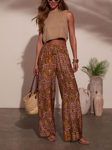 LA Angels Hose in Hellbraun/ Khaki/ Beige