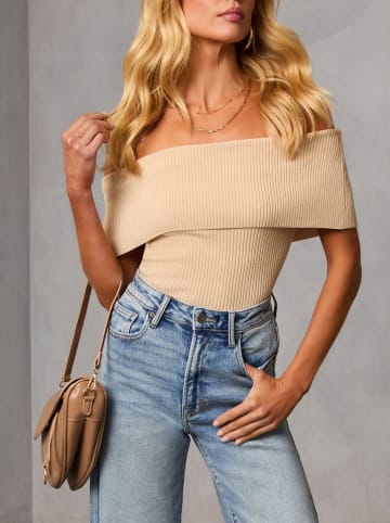 LA Angels Gebreide blouse beige