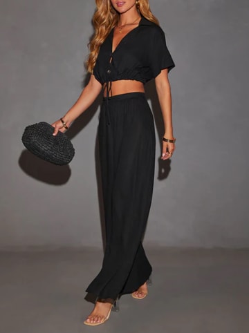 LA Angels Marlenehose in Schwarz