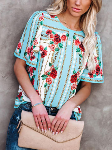 LA Angels Bluzka w kolorze turkusowym