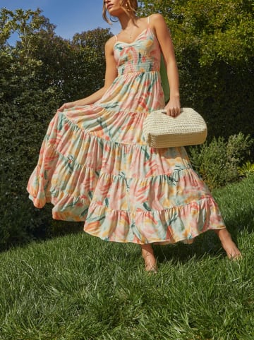 LA Angels Kleid in Creme/ Bunt