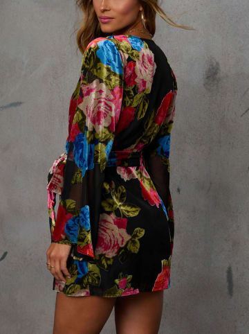 LA Angels Kleid in Schwarz/ Bunt