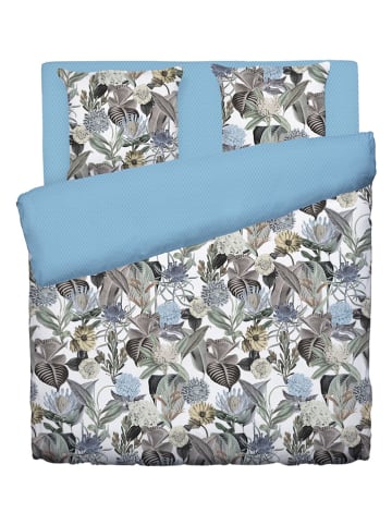 CXL by Christian Lacroix Satijnen beddengoedset wit/lichtbruin/grijs