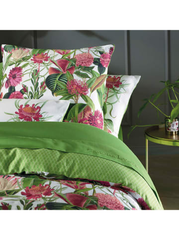 CXL by Christian Lacroix Satin-Bettwäsche-Set in Grün/ Pink