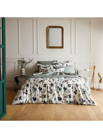 CXL by Christian Lacroix Satijnen beddengoedset crème/groen