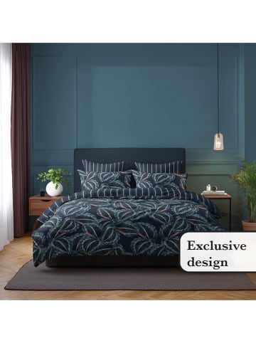 CXL by Christian Lacroix Satin-Bettwäsche-Set in Dunkelblau