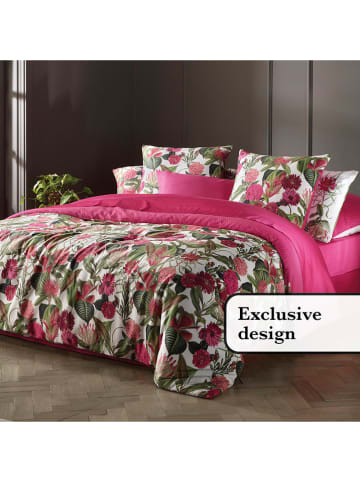 CXL by Christian Lacroix Satijnen dekbedovertrek wit/groen/roze