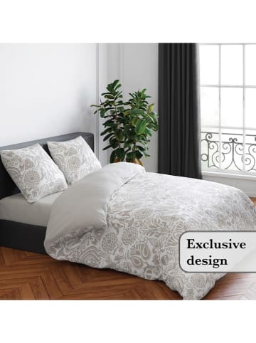 CXL by Christian Lacroix Satin-Bettwäsche-Set in Beige