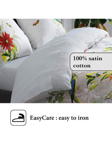 CXL by Christian Lacroix Satin-Bettlaken in Weiß