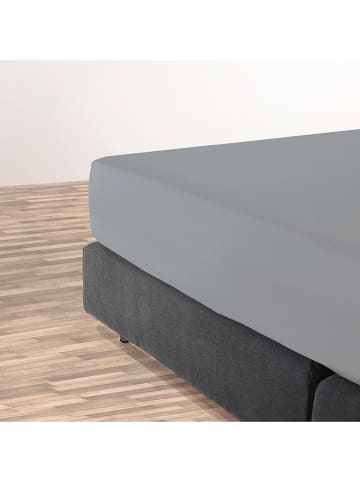 CXL by Christian Lacroix Satin-Spannbettlaken in Grau