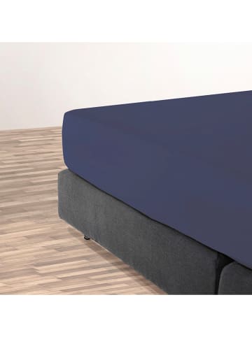 CXL by Christian Lacroix Satin-Spannbettlaken in Blau