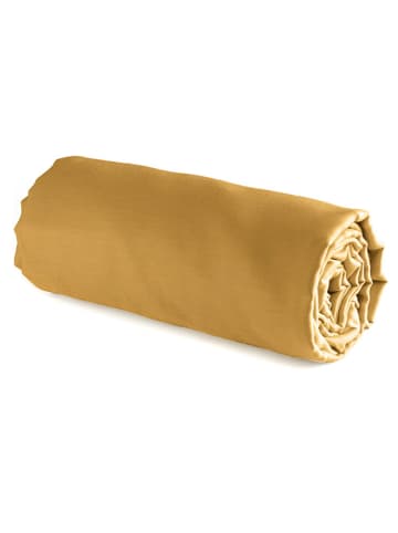 CXL by Christian Lacroix Satin-Spannbettlaken in Gelb