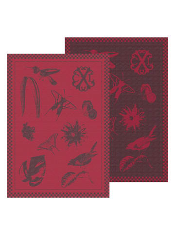 CXL by Christian Lacroix 2er-Set: Geschirrtücher in Rot