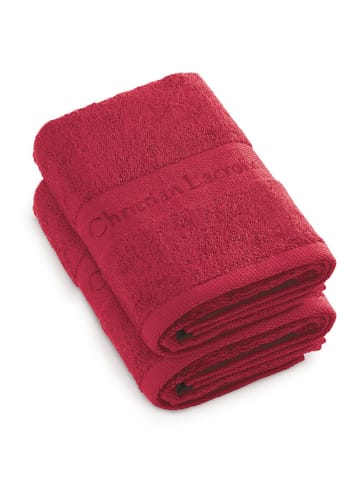 CXL by Christian Lacroix Ręczniki (2 szt.) w kolorze czerwonym do rąk