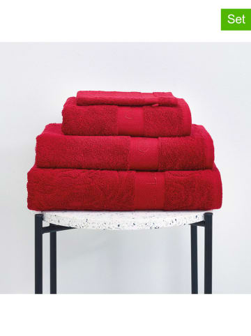 CXL by Christian Lacroix 2-delige set: badhanddoeken rood