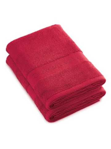 CXL by Christian Lacroix 2er-Set: Duschtücher in Rot