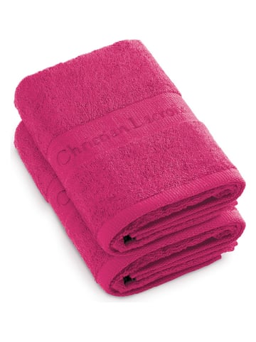 CXL by Christian Lacroix 2-delige set: handdoeken roze