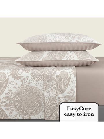 CXL by Christian Lacroix 4-delige satijnen beddengoedset beige