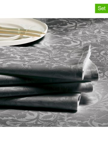 CXL by Christian Lacroix Serwetki (4 szt.) w kolorze antracytowym