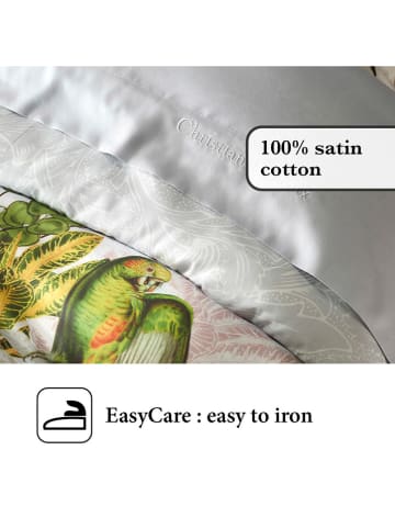 CXL by Christian Lacroix 2er-Set: Satin-Kissenbezüge in Weiß