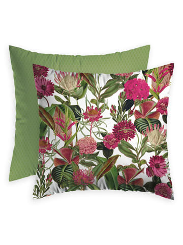 CXL by Christian Lacroix Satijnen kussensloop groen/meerkleurig