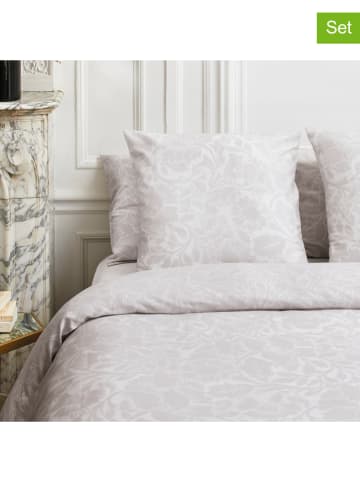 CXL by Christian Lacroix Satynowe poszewki (2 szt.) w kolorze szarobrązowym na poduszkę