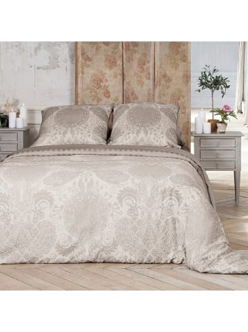 CXL by Christian Lacroix Satynowa poszewka w kolorze szarym na poduszkę