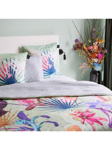 CXL by Christian Lacroix Satin-Bettwäsche-Set in Grün/ Bunt