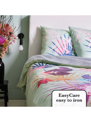 CXL by Christian Lacroix Satin-Bettwäsche-Set in Grün/ Bunt