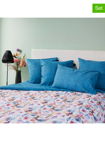 CXL by Christian Lacroix 3-częściowy zestaw perkalowy w kolorze niebieskim