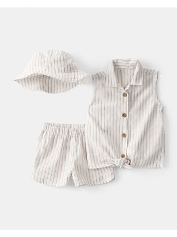 carter's 3-delige outfit crème