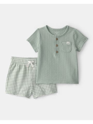 carter's 2-delige outfit kaki