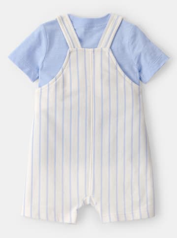 carter's 2tlg. Outfit in Hellblau/ Weiß