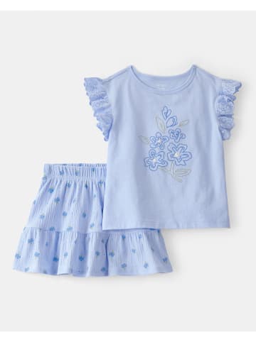 carter's 2-delige outfit lichtblauw