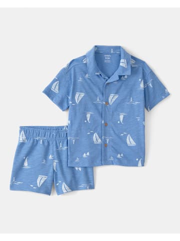 carter's 2-delige outfit lichtblauw